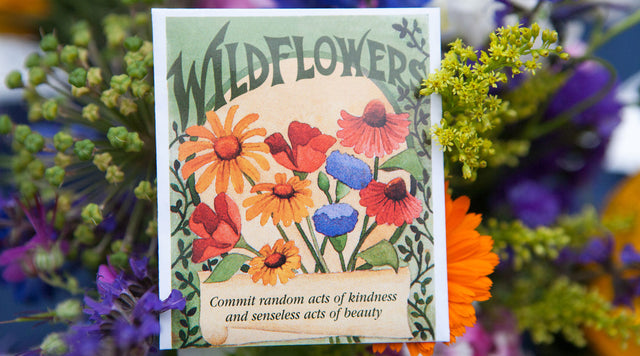 Wildflower seed packet