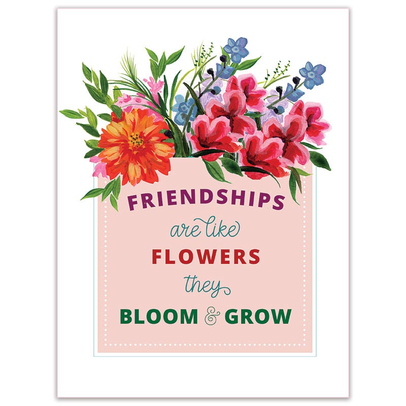 Friendships are like Flowers Seed Packet by American Meadows