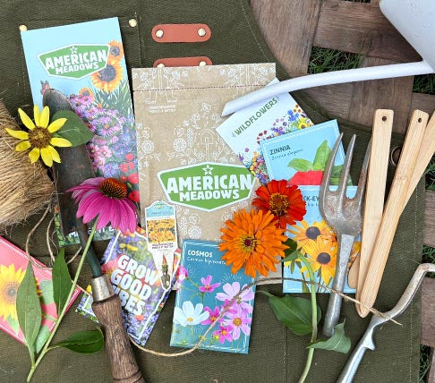 american meadows seed packets and packing materials