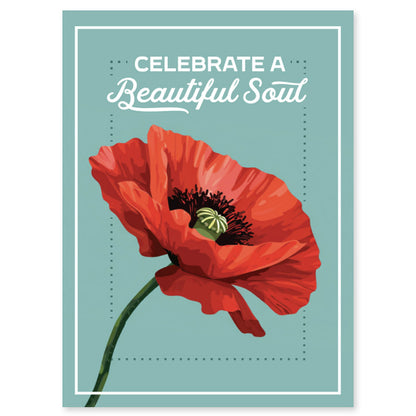 Celebrate A Beautiful Soul Memorial Seed Packet