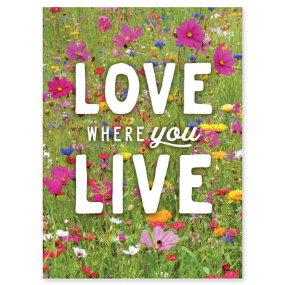 Love Where You Live Promotional Seed Packet