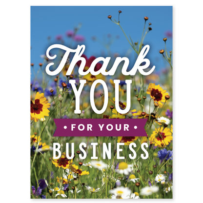 Thank You For Your Business Promotional Seed Packet