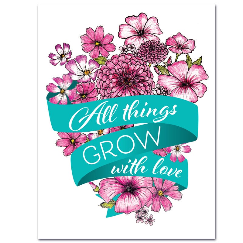 Packets Things All Things Grow With Love Seed Packet, Seed Favors | American Meadows