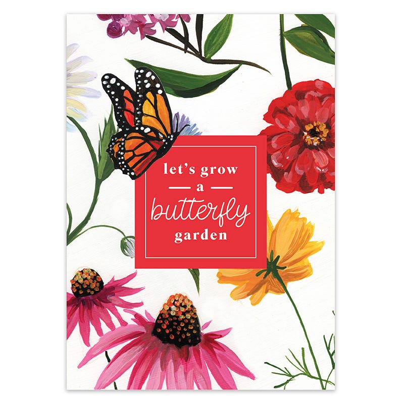 Let's Grow a Butterfly Garden Seed Packet