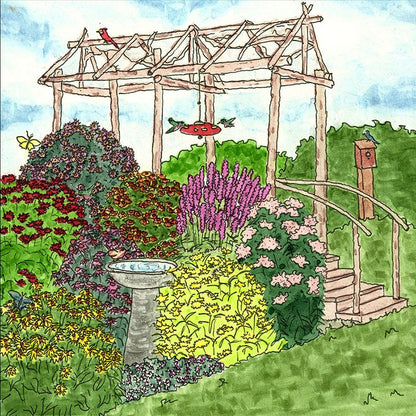 Natural Nectar Native Pre-Planned Garden