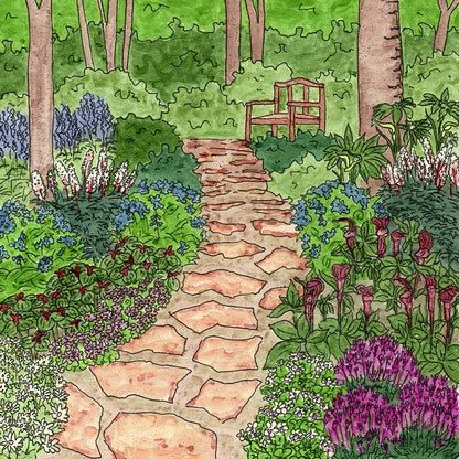 Serene Woodland Pre-Planned Garden