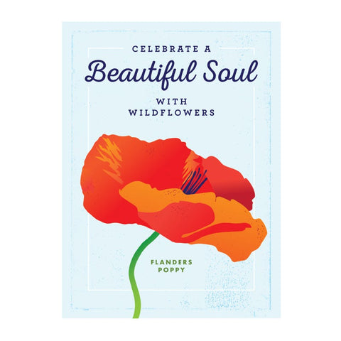 trove golden soul flower seed Celebrate A Beautiful Soul Seed Packet