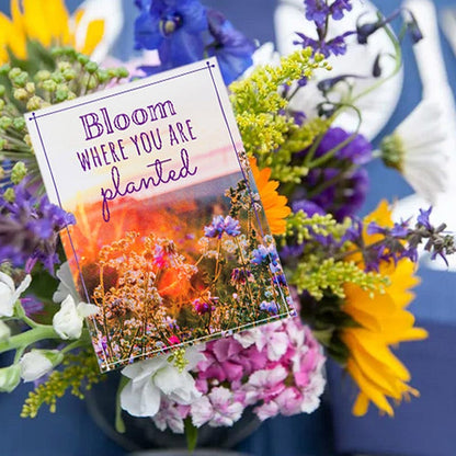 Bloom Where You Are Planted Seed Packet
