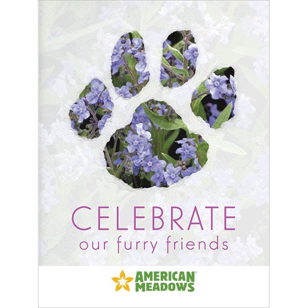 Celebrate Our Furry Friends Seed Packet, Seed Favors | American