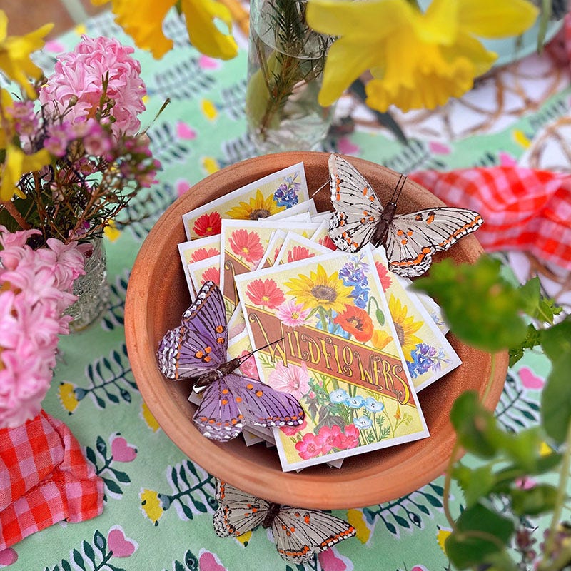 packets of wildflower seeds Wildflowers Seed Packet by American Meadows