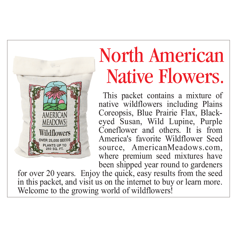 Earth Laughs in Flowers Seed Packet