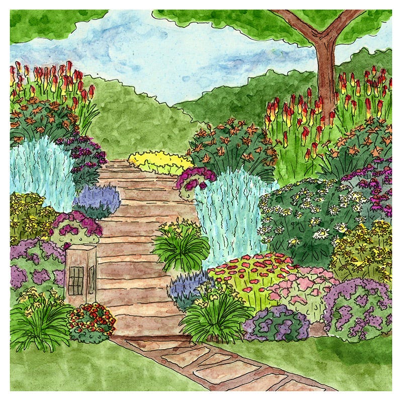 Easy Care Pre-Planned Garden