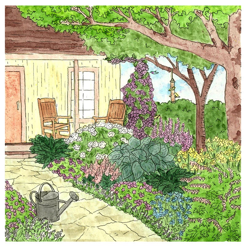 Farmhouse Pre-Planned Garden