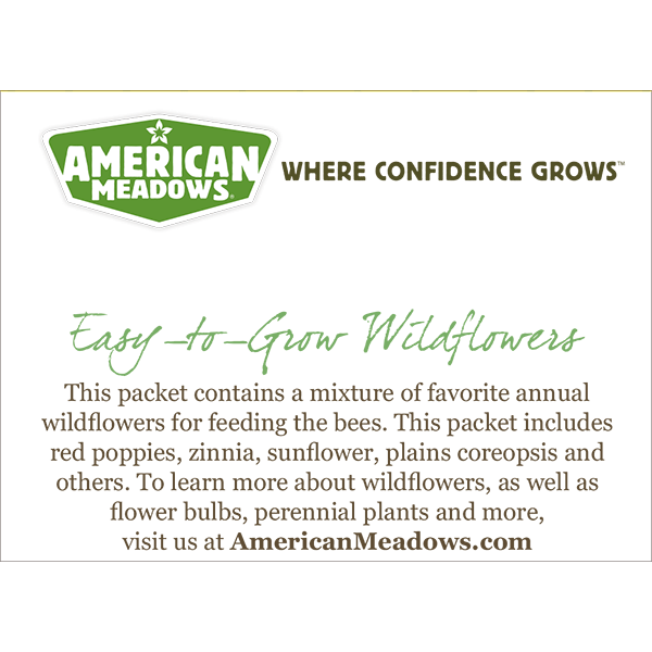 Feed The Bees Seed Packet