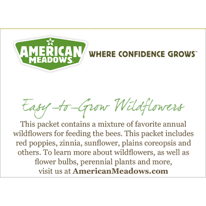 Feed The Bees Seed Packet