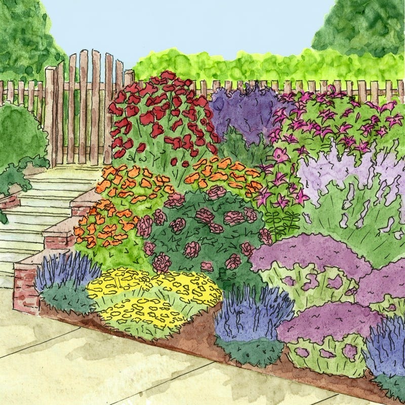 Fragrant Flower Pre-Planned Garden