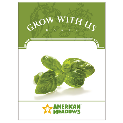 Grow With Us Basil Seed Packet