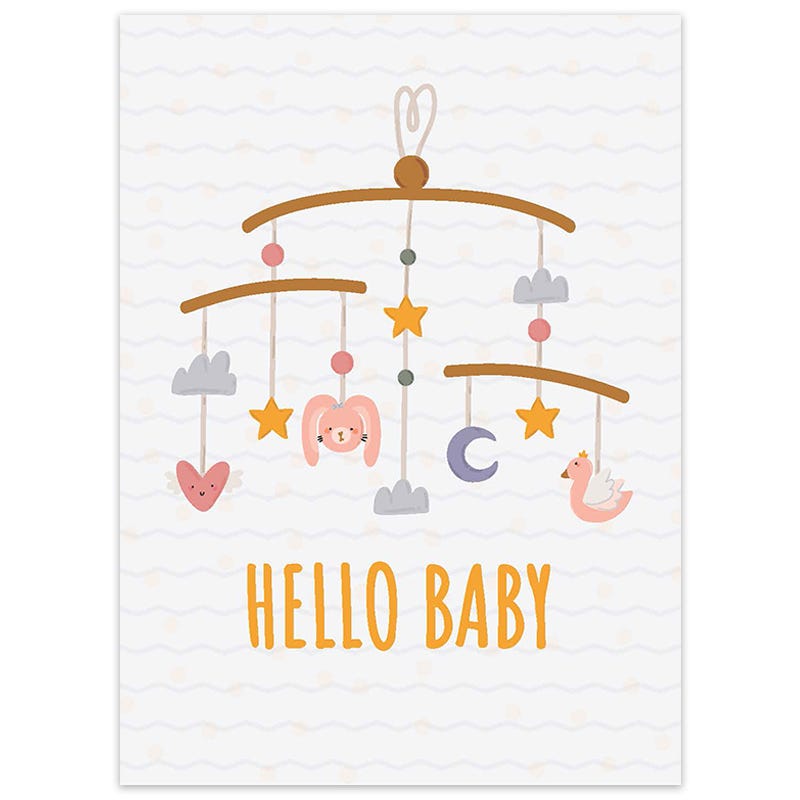 Hello Baby Mobile Seed Packet