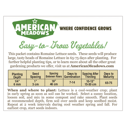 Let Us Help You Grow Seed Packet