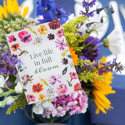 activate life flower seeds Live Life in Full Bloom Seed Packet