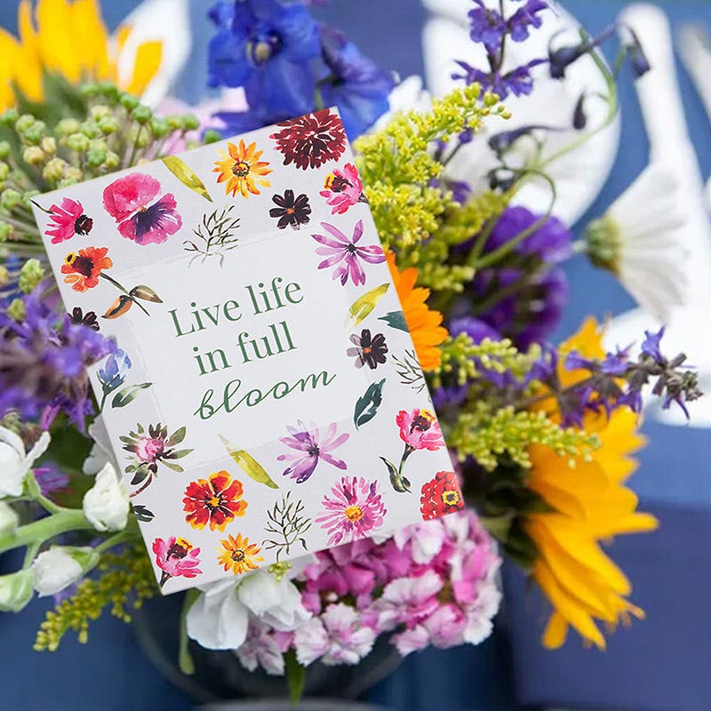 Live Life in Full Bloom Seed Packet