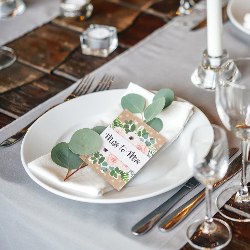 Miss to Mrs Seed Packet