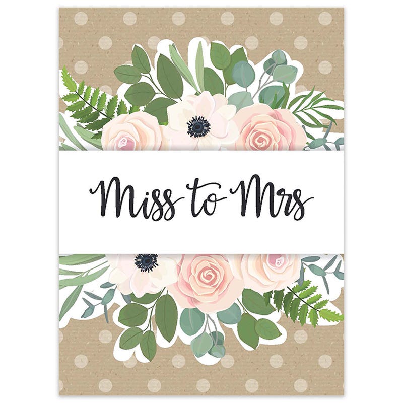 Miss to Mrs Seed Packet