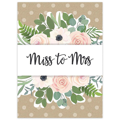 Miss to Mrs Seed Packet