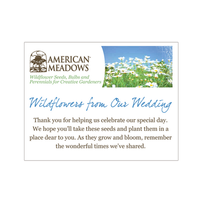 Our Wedding Day Seed Packet