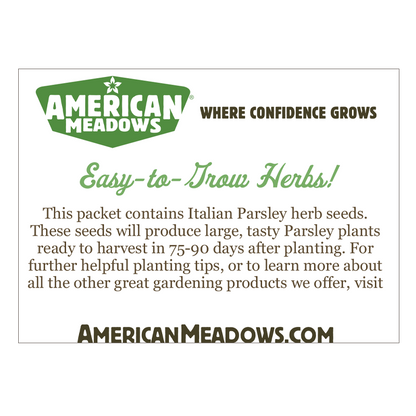 Parsley Seed Favor Packet