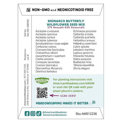 Let's Grow a Butterfly Garden Seed Packet