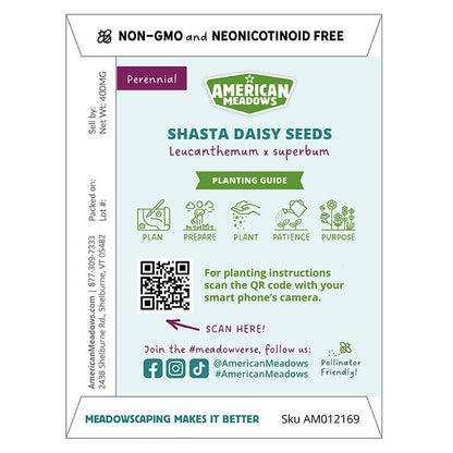 Daisy Seed Favor Packet