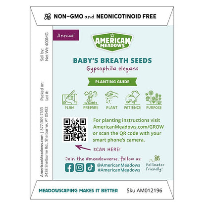 Baby Shower Seed Packet