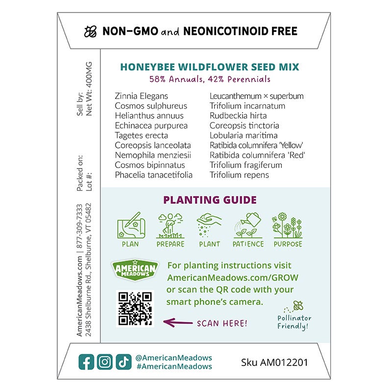 Our Family is Blooming Seed Packet