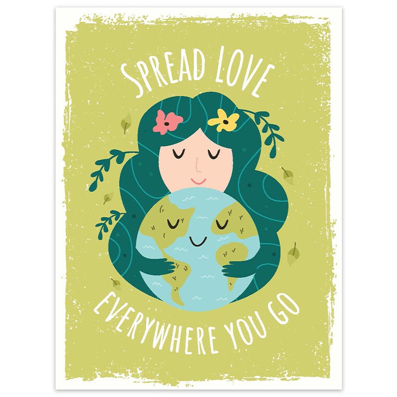 Spread Love Everywhere You Go World Seed Packet